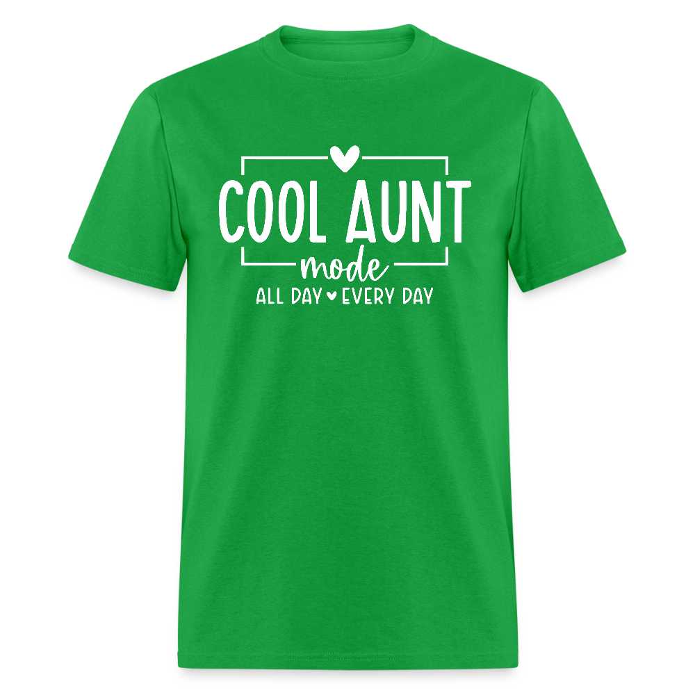 Cool Aunt Mode T-Shirt - bright green