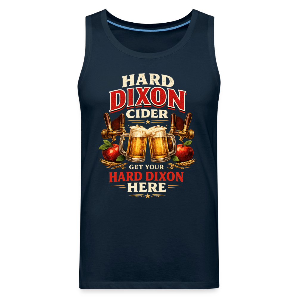 Hard Dixon Cider Funny Premium Tank Top Color: Deep Navy