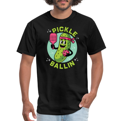 Pickle Ballin T-Shirt - black