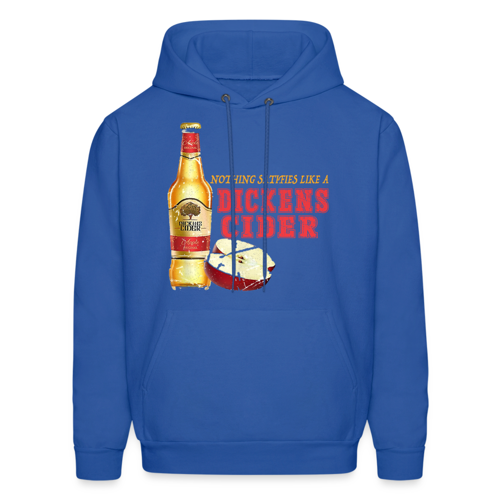 Nothing Satisfies Like A Dickens Cider Hoodie - royal blue