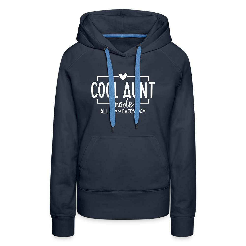 Cool Aunt Mode Women’s Premium Hoodie - navy