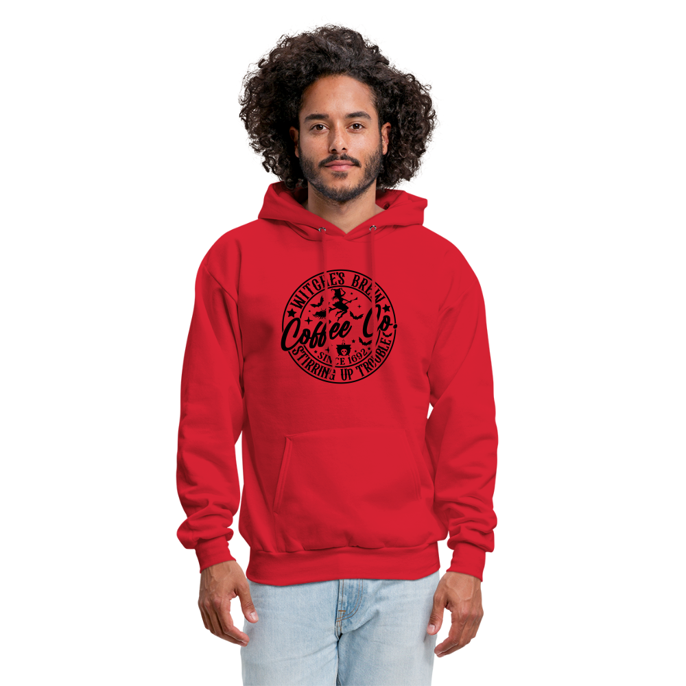 Witches Brew Coffee Co (Halloween) Hoodie - red