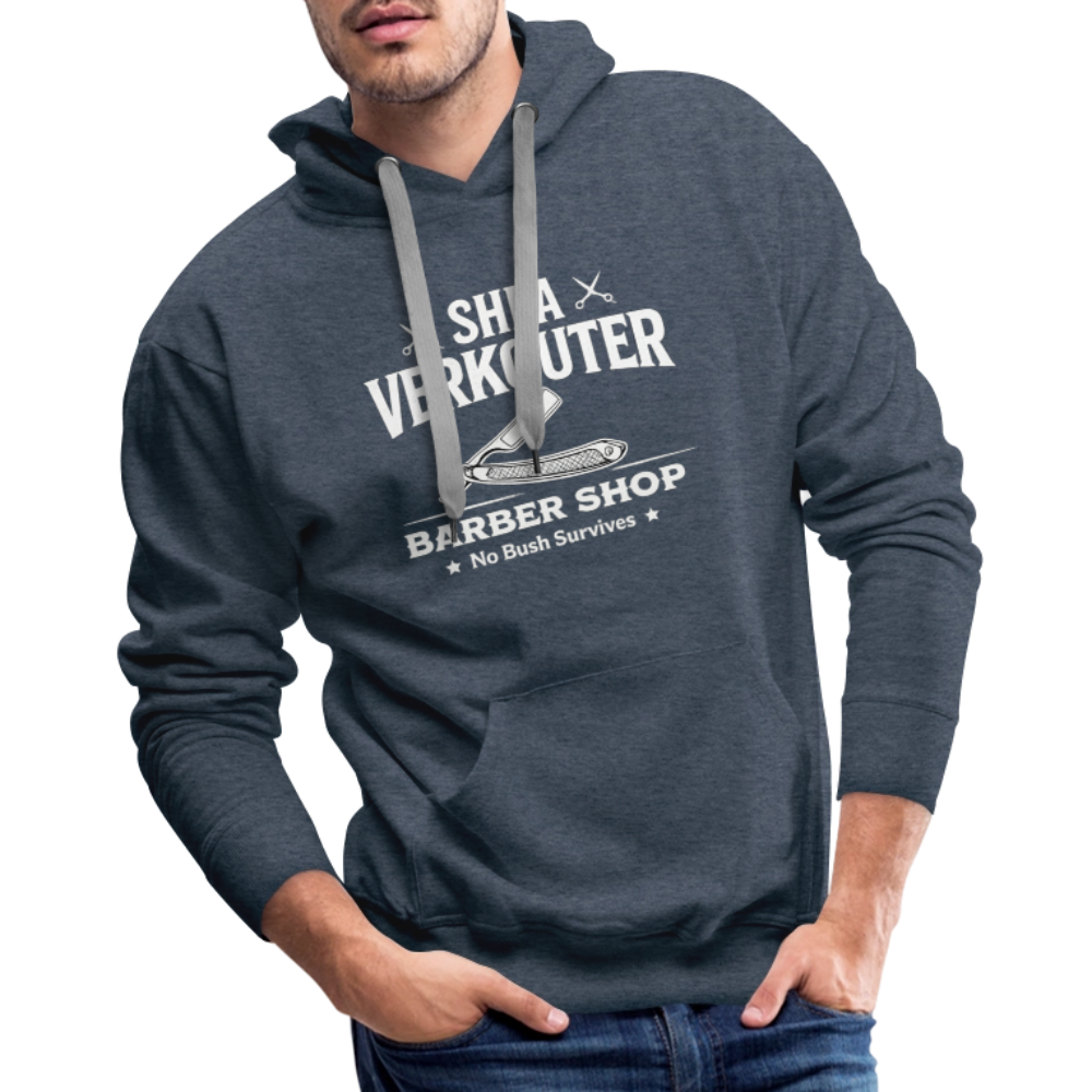 Shea Verkouter Barber Shop Funny Adult Humor Premium Hoodie Color: Black