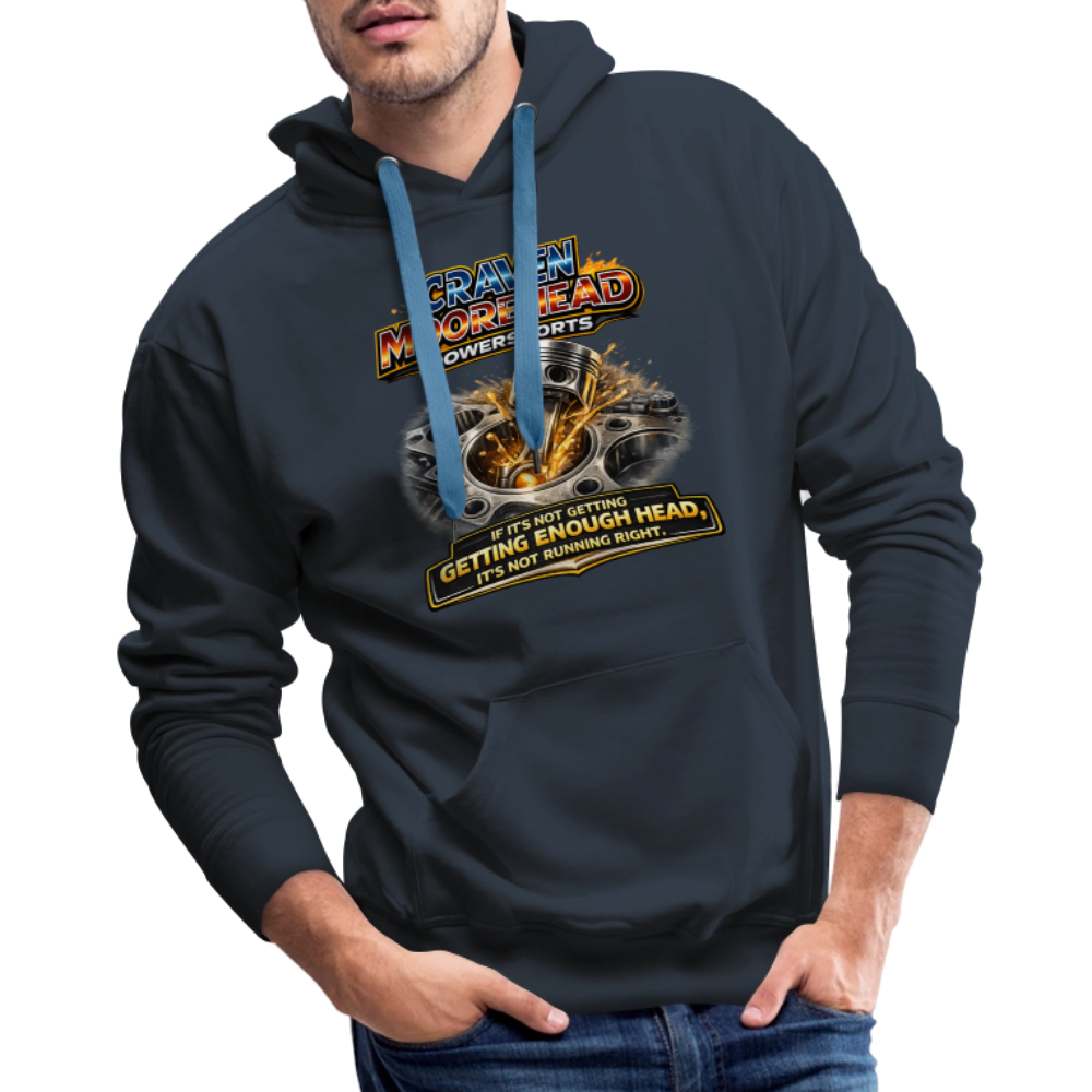Craven Moorehead Powersports Funny Adult Humor Premium Hoodie Color: Black