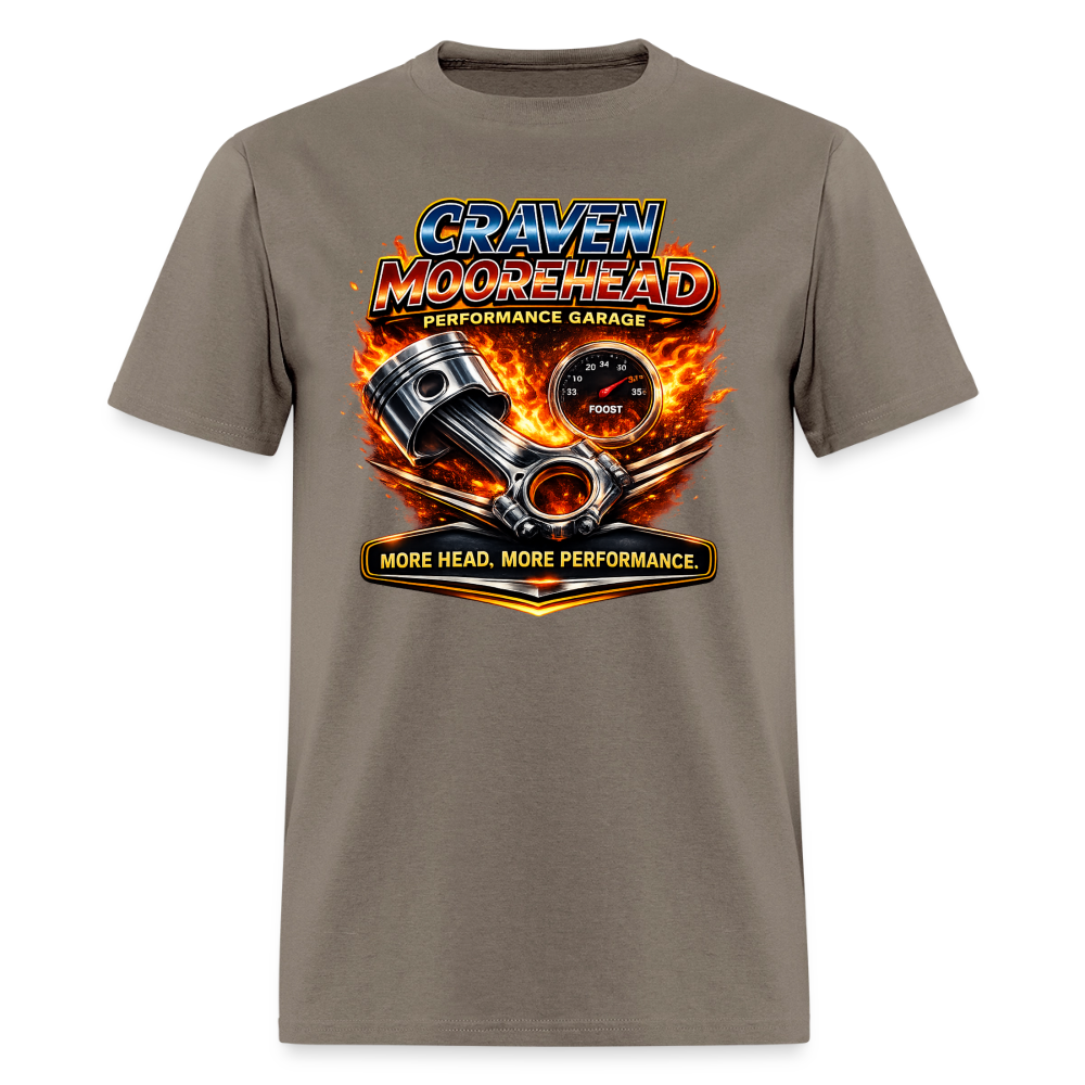 Craven Moorehead Performance Garage T-Shirt Color: safari