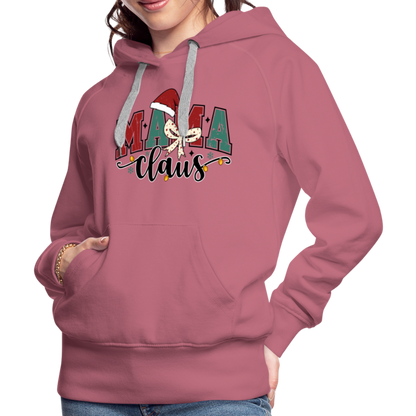 Mama Claus Women’s Premium Hoodie - mauve