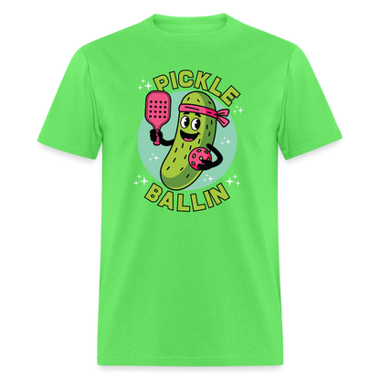 Pickle Ballin T-Shirt - kiwi