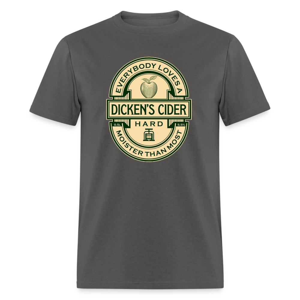 Dicken's Cider T-Shirt - charcoal