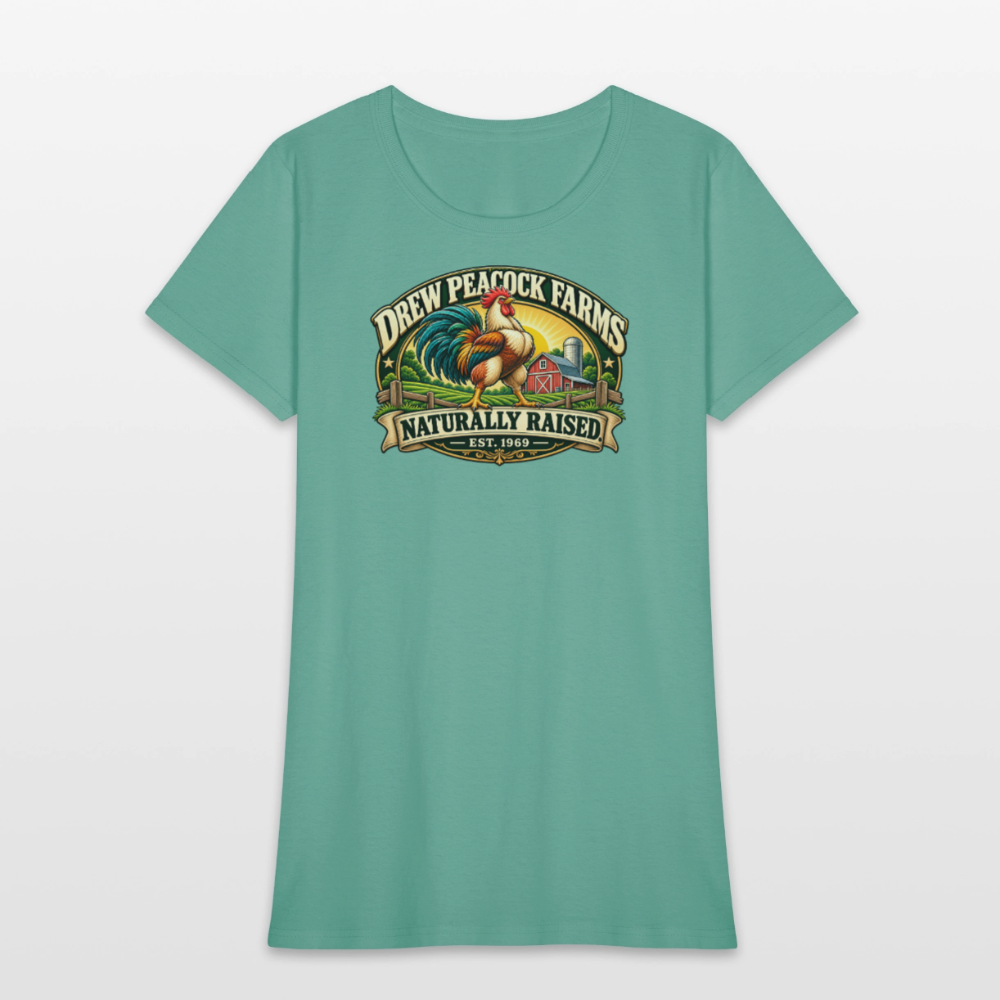 Drew Peacock Farms Women's T-Shirt - aquatic