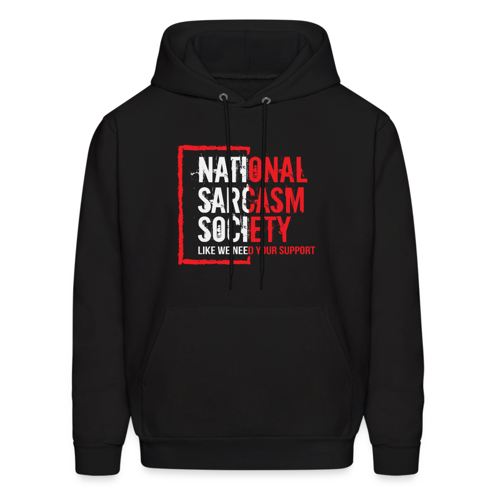 National Sarcasm Society Hoodie - black