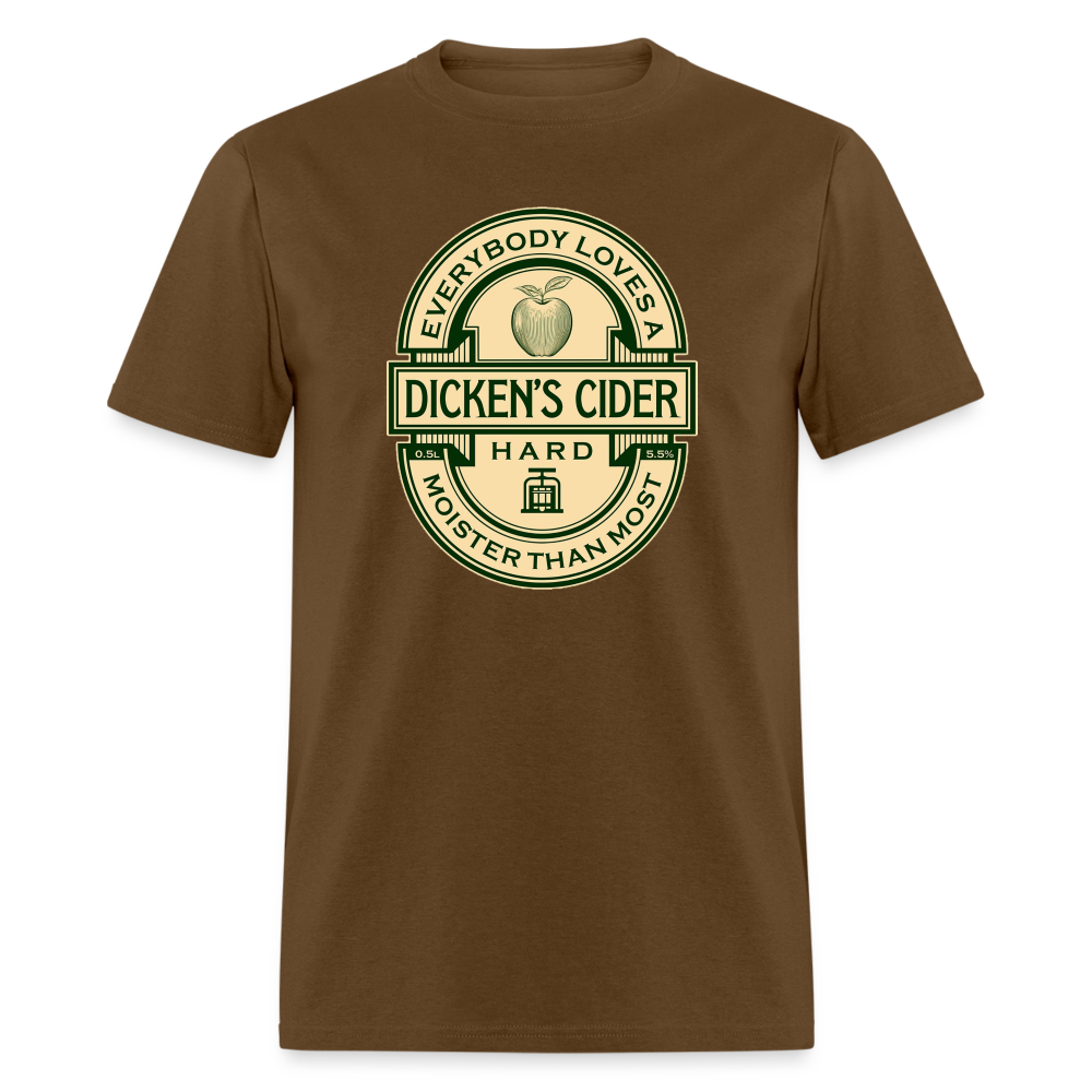 Dicken's Cider T-Shirt - brown