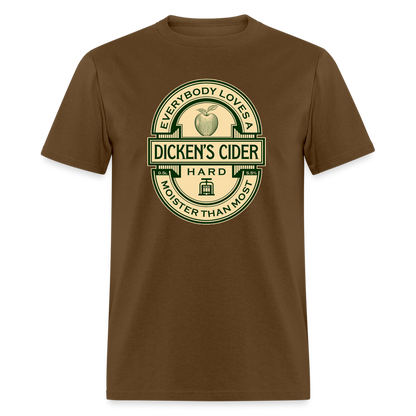 Dicken's Cider T-Shirt - brown