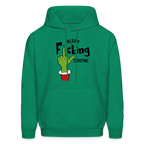 Merry F*cking Christmas Grumpy Middle Finger Hoodie