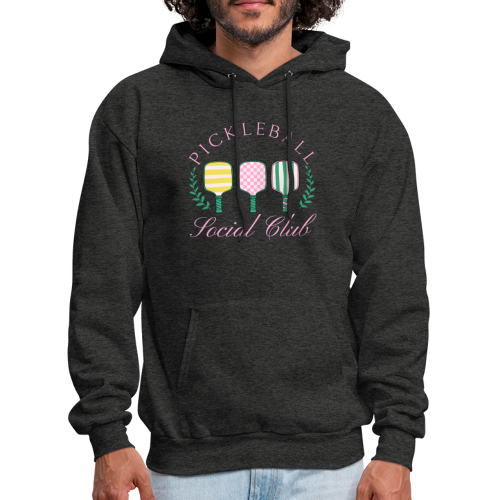 Pickleball Social Club Hoodie - charcoal grey