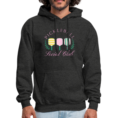 Pickleball Social Club Hoodie - charcoal grey