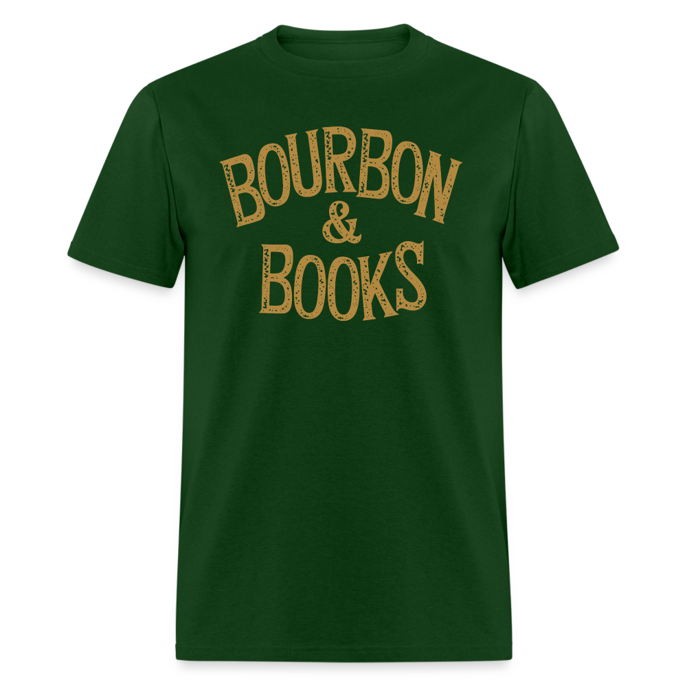 Bourbon & Books T-Shirt - forest green