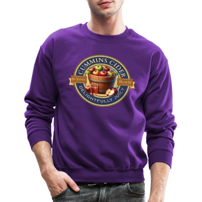 Cummins Cider (Funny Adult Humor) Sweatshirt - purple