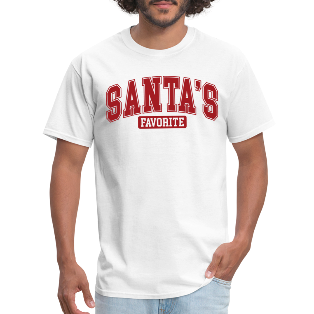 Santa's Favorite T-Shirt - white