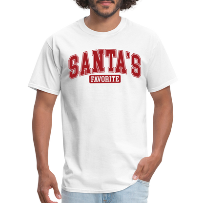 Santa's Favorite T-Shirt - white