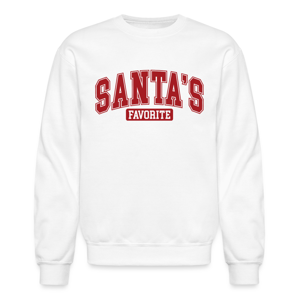 Santa's Favorite Sweatshirt - white