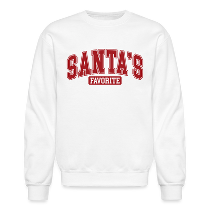 Santa's Favorite Sweatshirt - white