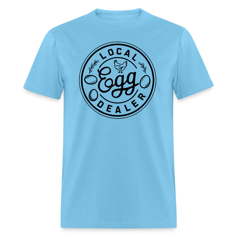 Local Egg Dealer T-Shirt - aquatic blue