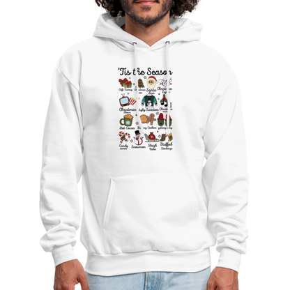 Tis The Season (Christmas) Hoodie - white