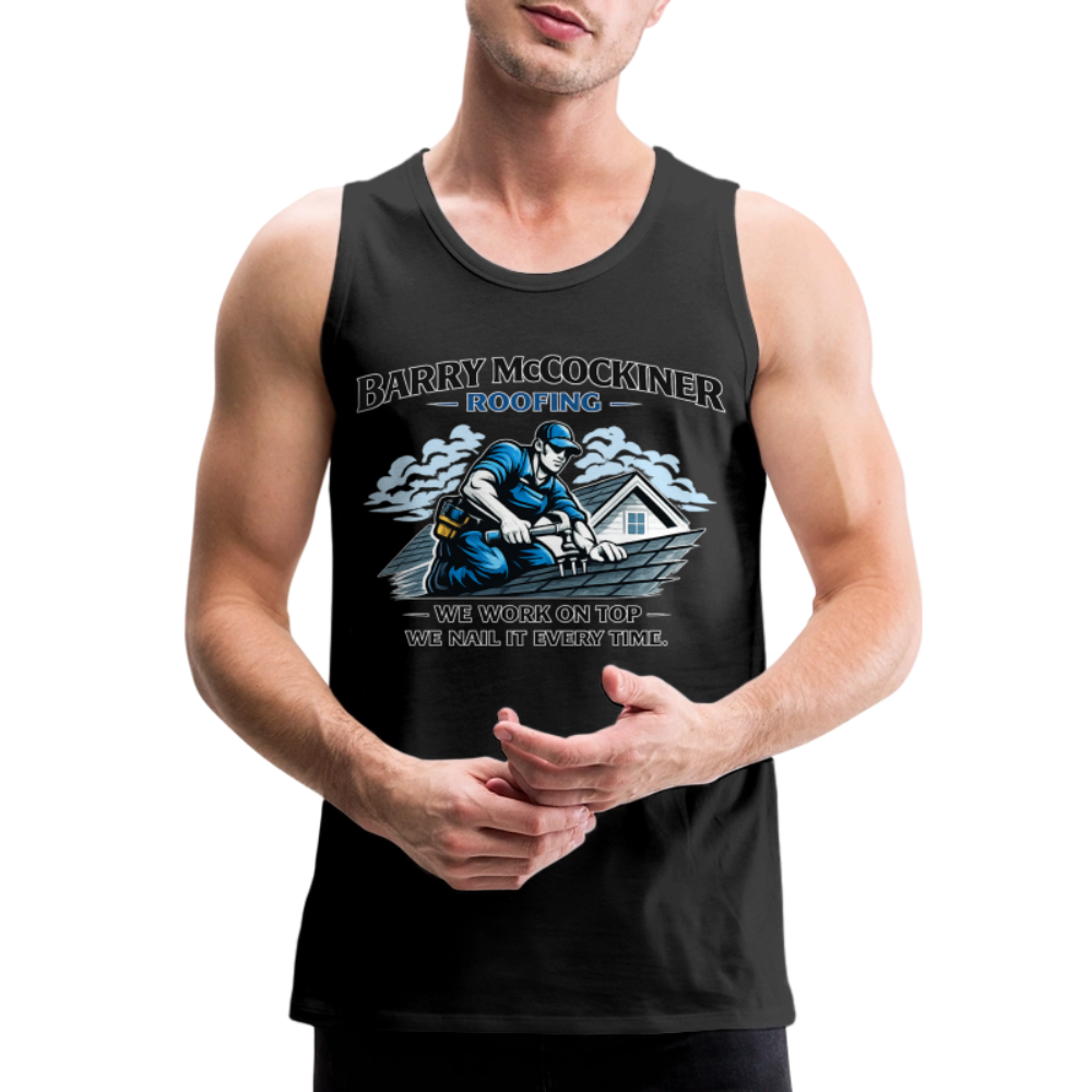 Barry McCockiner Roofing Funny Tank Top - black