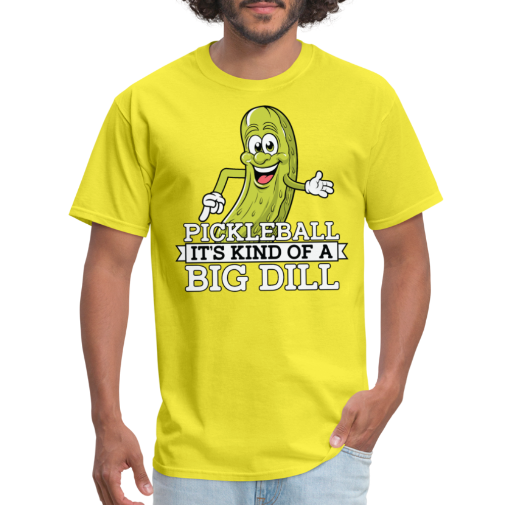 Pickleball It's Kind Of A Big Dill T-Shirt - yellow