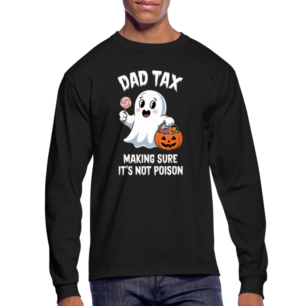 Dad Tax (Halloween) Long Sleeve T-Shirt - black