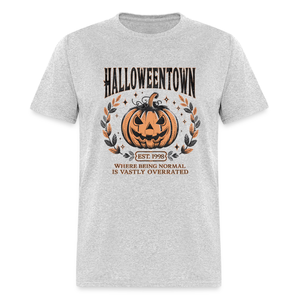 Halloweentown T-Shirt (Where Normal is Overrated) - heather gray