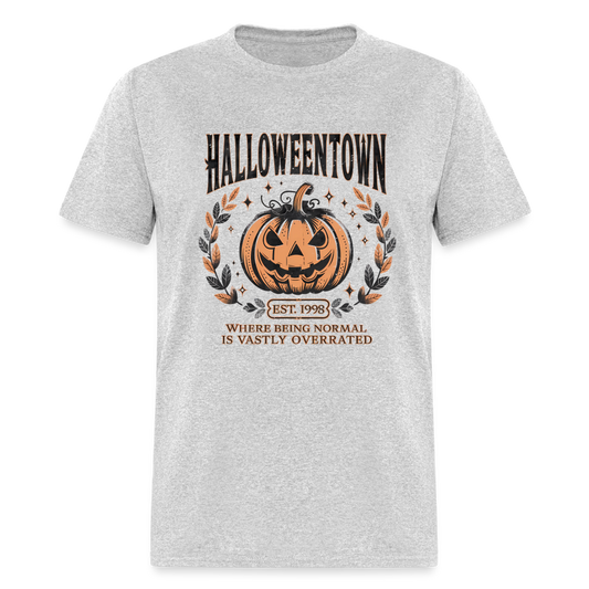 Halloweentown T-Shirt (Where Normal is Overrated) - heather gray