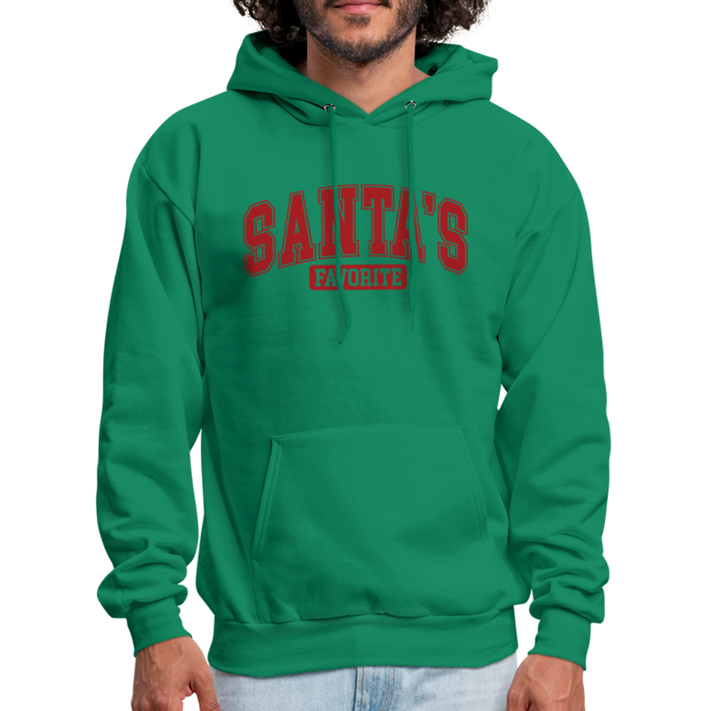 Santa's Favorite Hoodie - kelly green