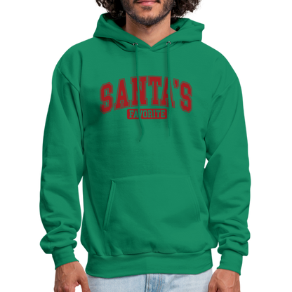 Santa's Favorite Hoodie - kelly green