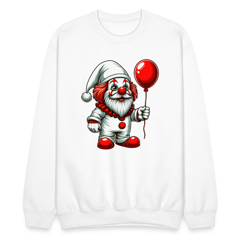 Gnome Clown Sweatshirt - white