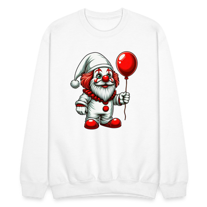 Gnome Clown Sweatshirt - white