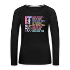 It Is Ok (Motivation Support) Women's Premium Long Sleeve T-Shirt