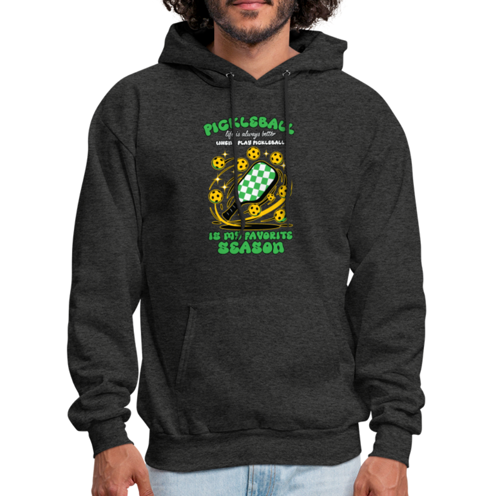 Pickleball Is My Favorite Season Hoodie - charcoal grey