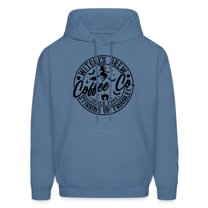 Witches Brew Coffee Co (Halloween) Hoodie - denim blue