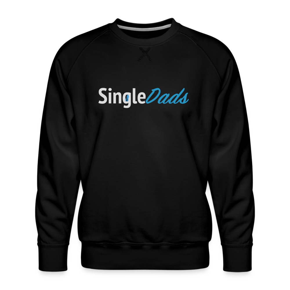 SingleDads Men’s Premium Sweatshirt - black