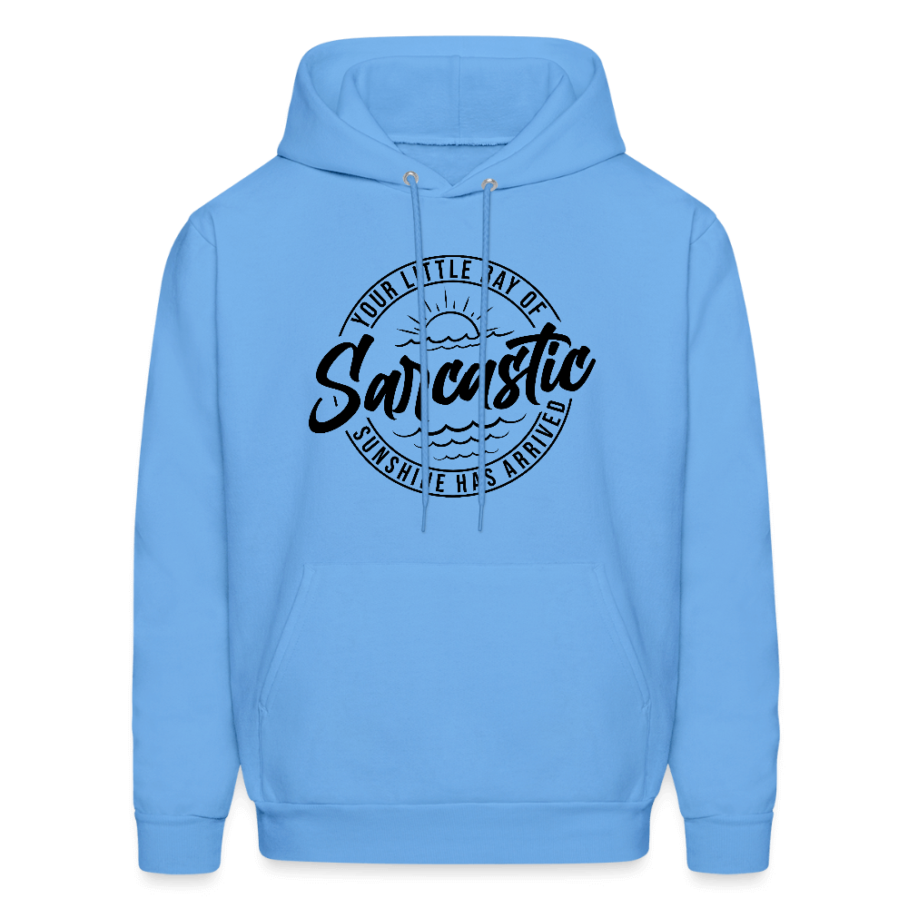 Your Little Ray Of Sarcastic Sunshine Hoodie - carolina blue