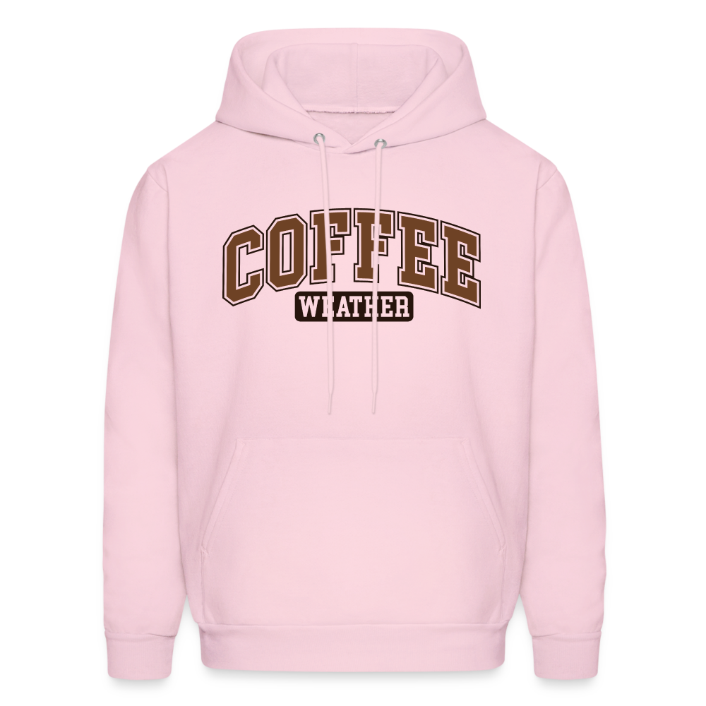 Coffee Weather Hoodie - pale pink