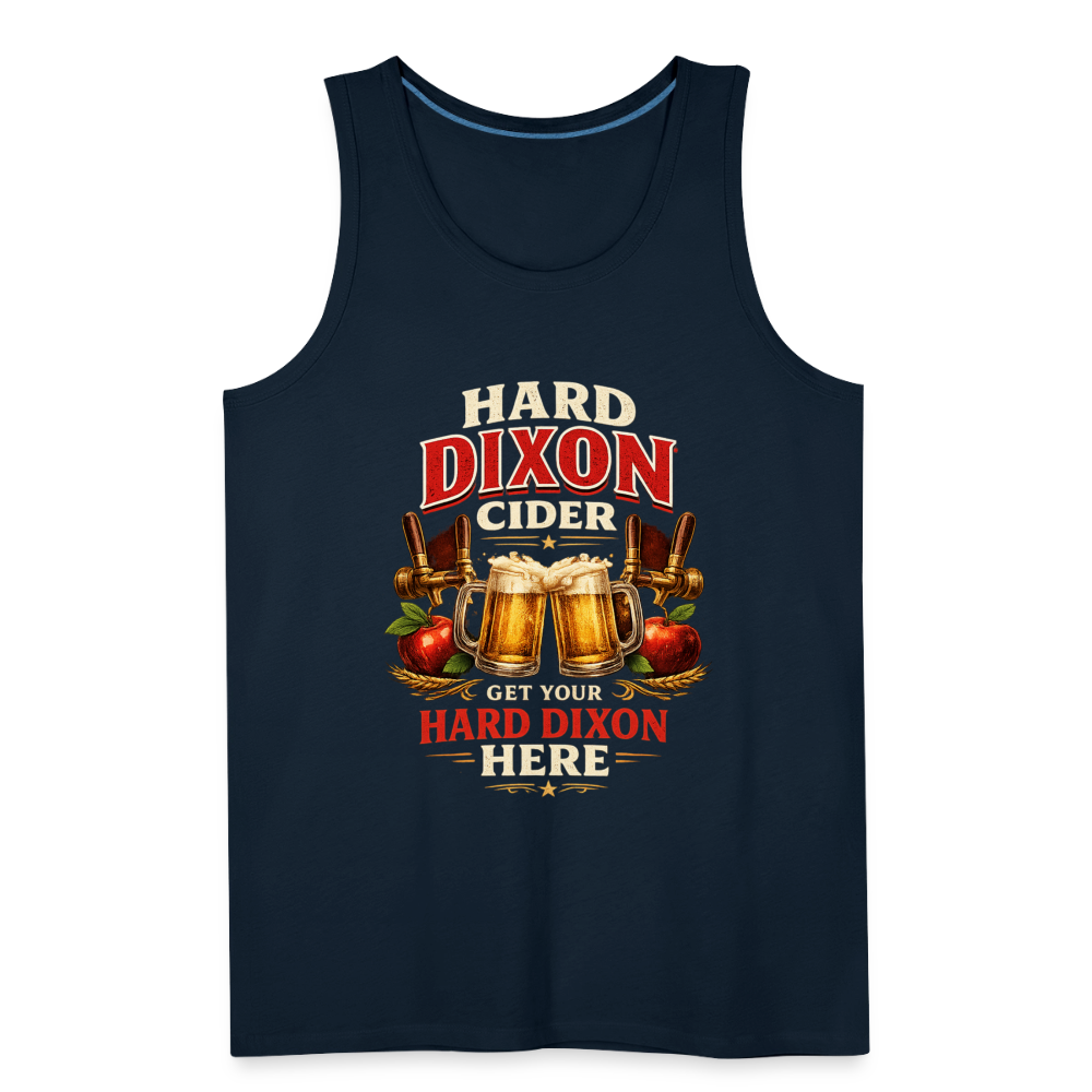 Hard Dixon Cider Funny Premium Tank Top Color: Deep Navy