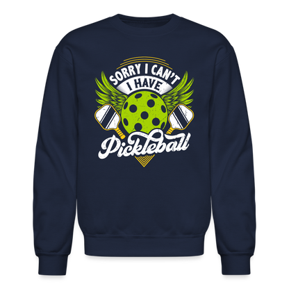 Sorry I can't I Have Pickleball Sweatshirt - navy