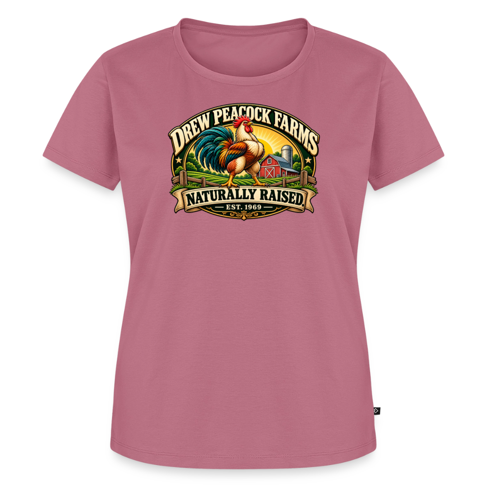 Drew Peacock Farms Women’s Premium T-Shirt - mauve