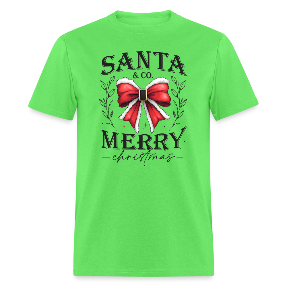 Merry Christmas Santa & Co T-Shirt - kiwi