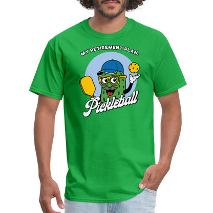 My Retirement Plan: Pickleball T-Shirt - bright green