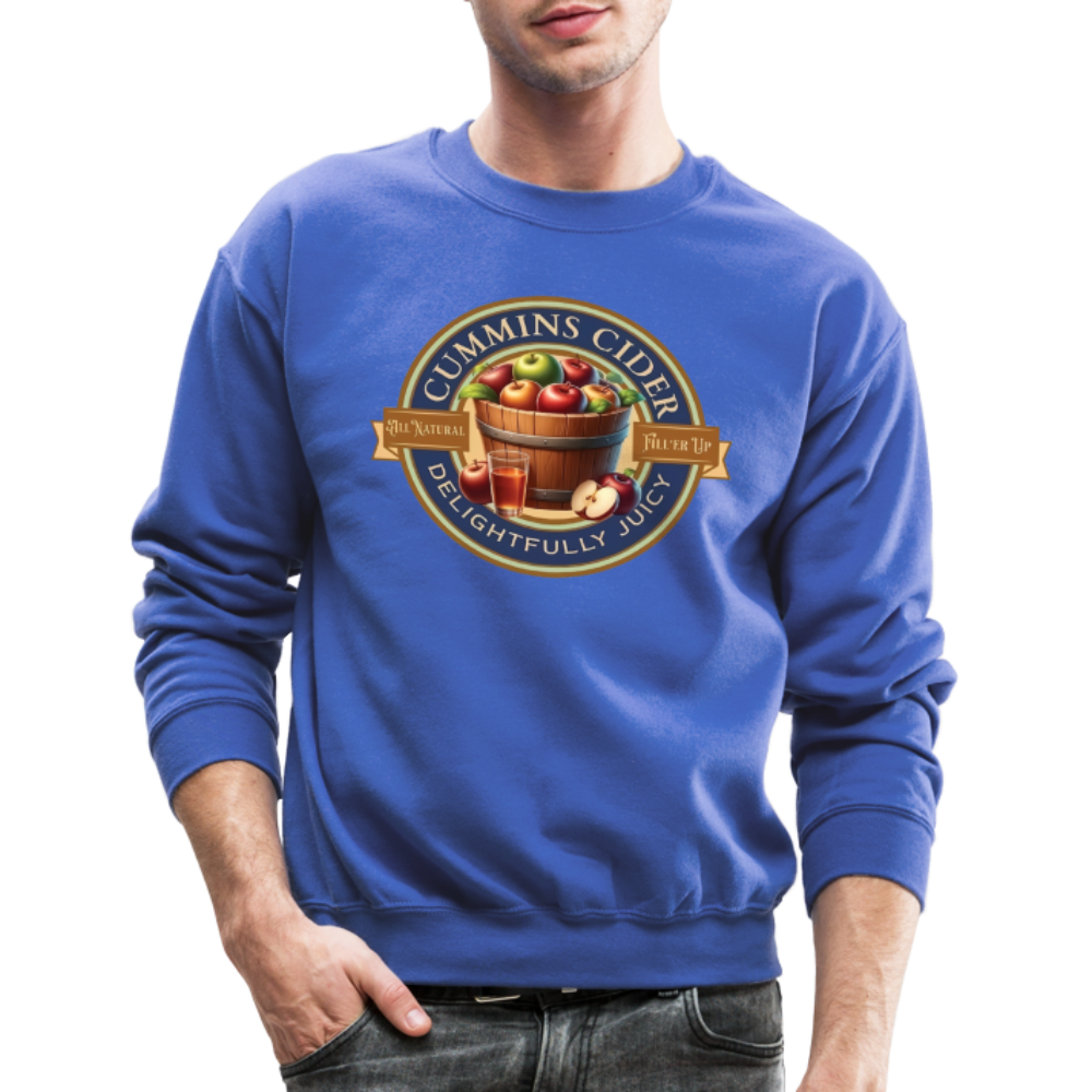 Cummins Cider (Funny Adult Humor) Sweatshirt - royal blue