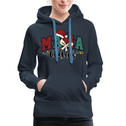 Mama Claus Women’s Premium Hoodie - navy