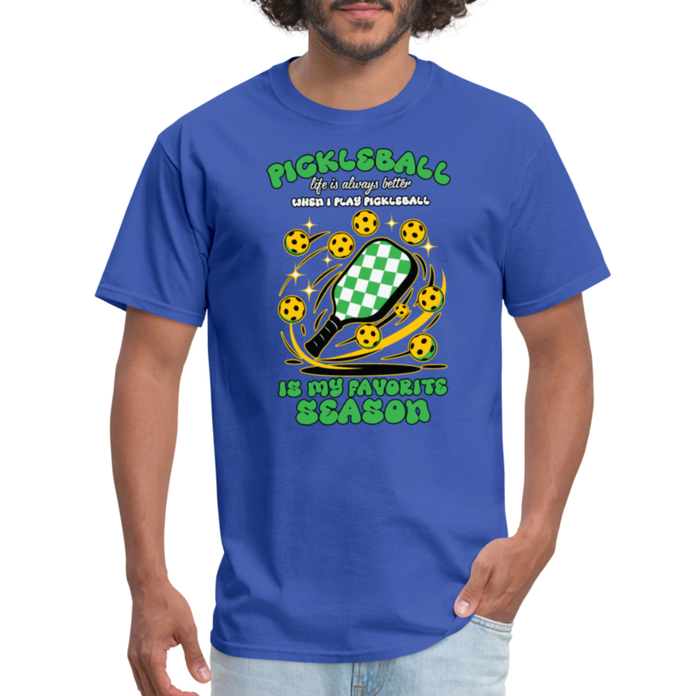 Pickleball Is My Favorite Season T-Shirt - royal blue